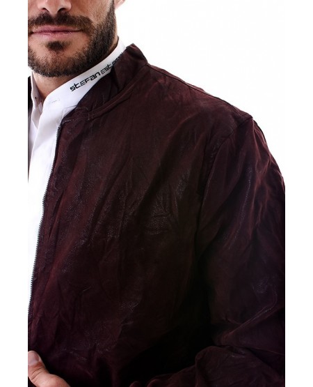 STAFF JEANS JACKET ΑΠΟ ΤΕΧΝΗΤΟ ΔΕΡΜΑ TOLEDO 66-022.036.N0090 BLACK