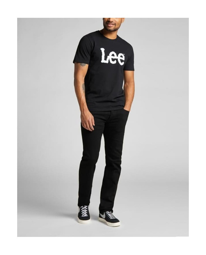 LEE Wobbly Logo Tee in Black...