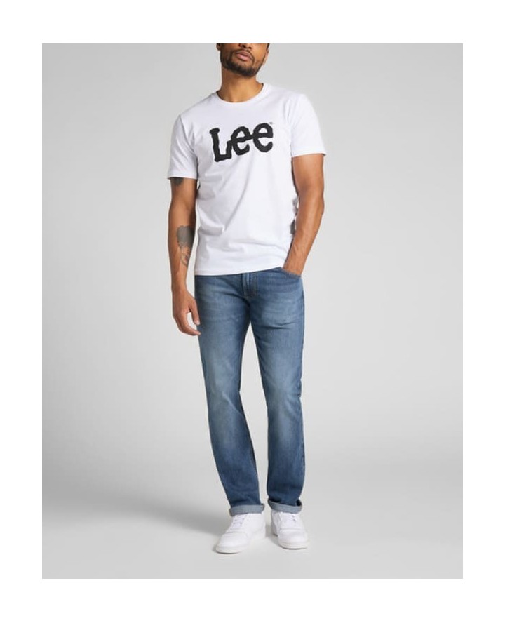 LEE Wobbly Logo Tee in Black...
