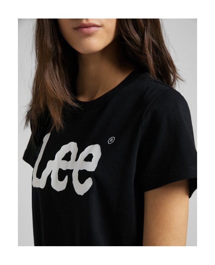 LEE Logo Tee in Black L42UER01