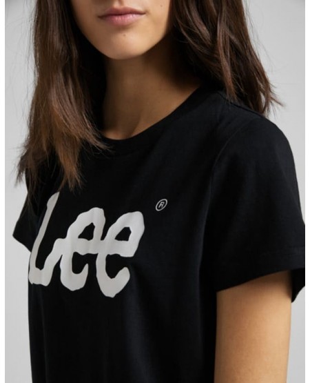 LEE Logo Tee in Black L42UER01