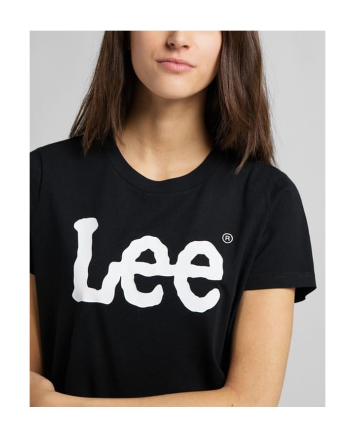 LEE Logo Tee in Black L42UER01