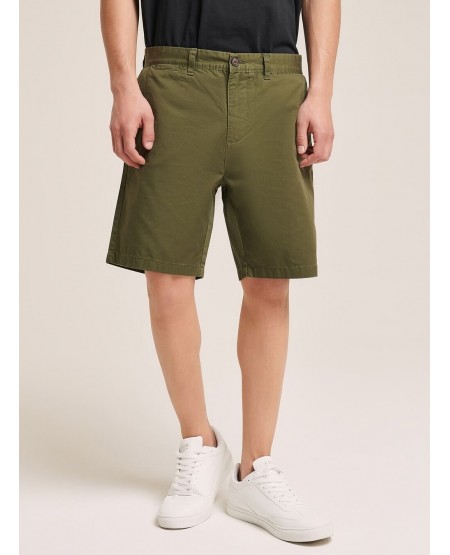 ALCOTT Basic twill bermuda shorts
