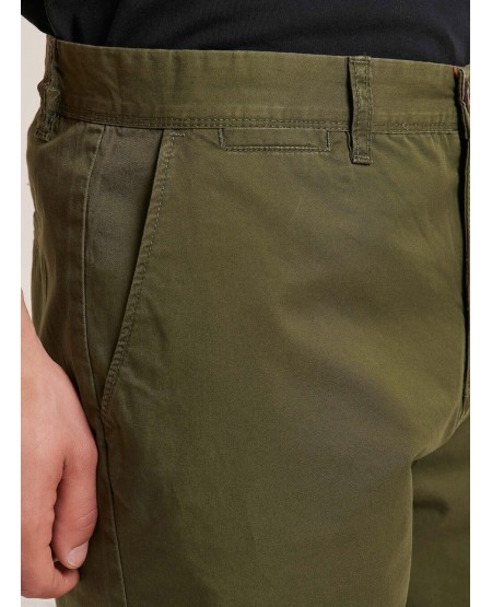 ALCOTT Basic twill bermuda shorts