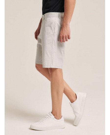 ALCOTT Basic twill bermuda shorts