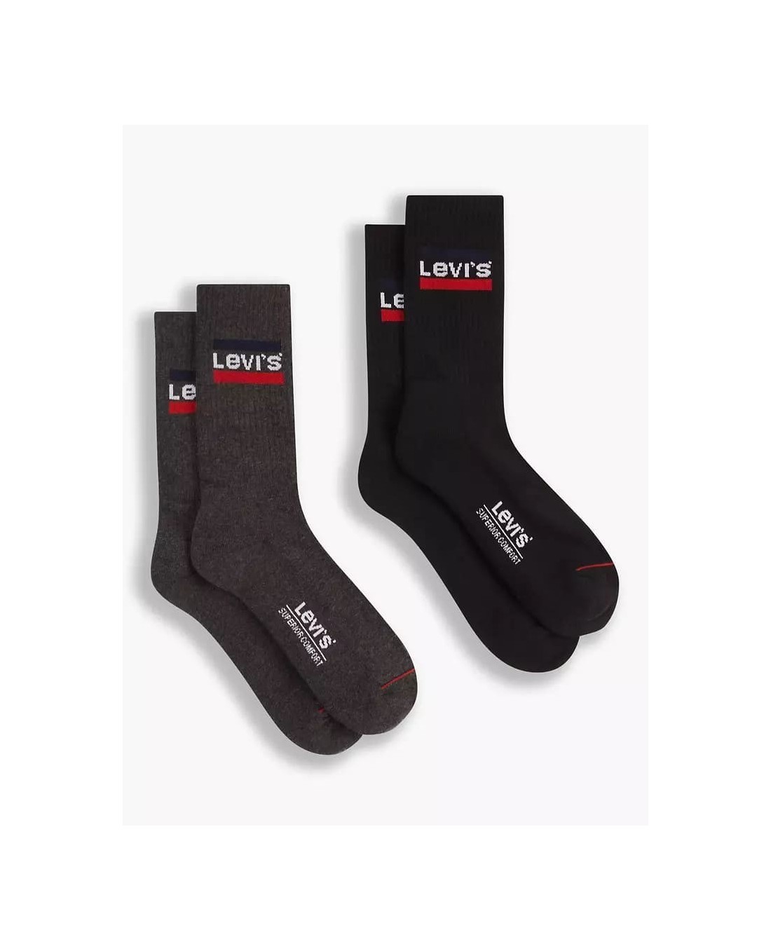 LEVIS Levi's® Favourite Regular Cut Sportswear Socks - 2 Pack 3715...