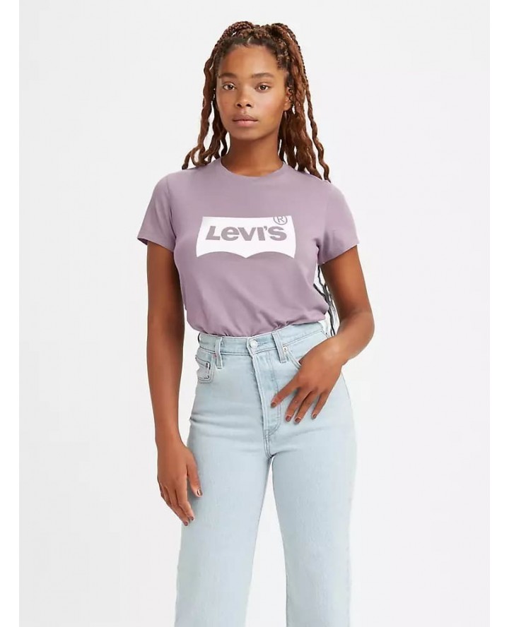 Levi`s Womens Perfect Tee (Grey) - Allgoods