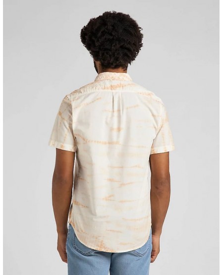 copy of LEE Short Sleeve Leesure Shirt in Ice Blue L66GPNUY