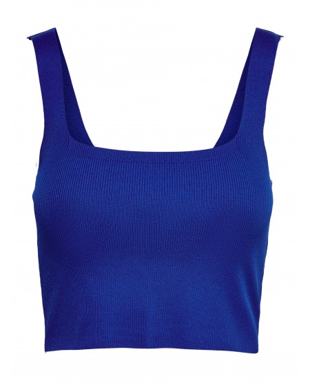 ONLY SQUARENECK TOP KNT 15259568 STRONG BLUE