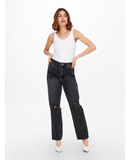 ONLY ROBYN EX HW ANKL STRAIGHT FIT JEANS 15247964