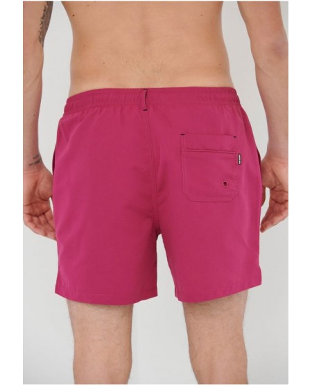 FUNKY BUDDHA Ανδρικό μαγιό μονόχρωμο FBM005-063-16 MAGENTA PURPLE