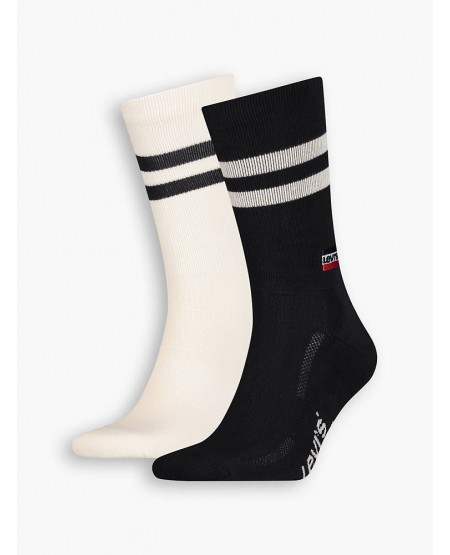 LEVI'S® Regular Cut Retro Sport Stripes Socks 2-pack 371570874