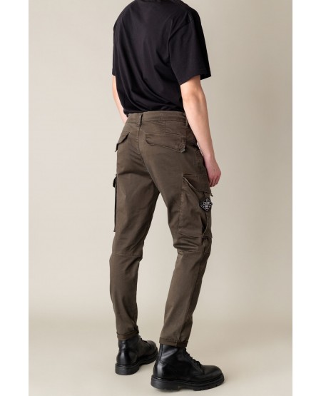 COVER JEANS CARGO PANTS ELVIS T0185-25 OLIVE