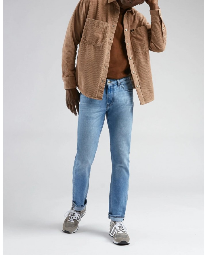 LEE JEAN Daren Zip Fly in Powder...