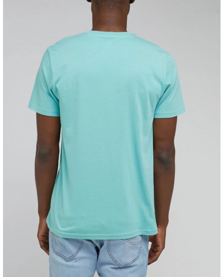 LEE TSHIRT Patch Logo in Dusty Jade L60UFQ41