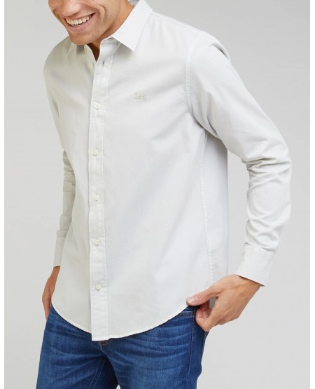 LEE ΠΟΥΚΑΜΙΣΟ Patch shirt in Off White LL37BMA14