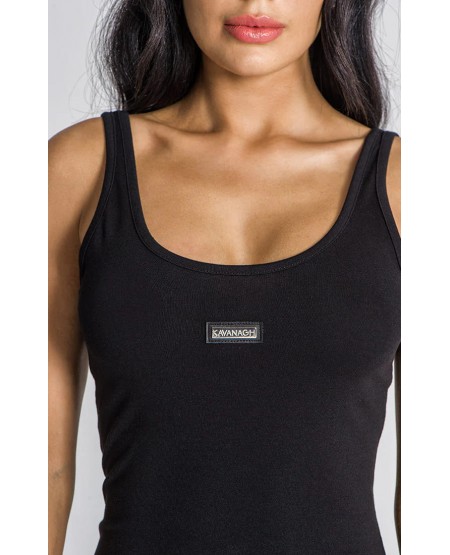 GIANNI KAVANAGH Black Palms Dress GKW003247