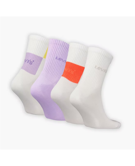 Levi's® Giftbox Short Cut Color Block Socks- 4 pack 4 Levi's® Giftbox Short Cut Color Block Socks- 4 Pack 37157-0989