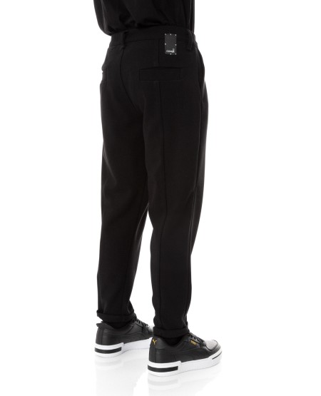 COVER DENIM ΥΦΑΣΜΑΤΙΝΟ ΠΑΝΤΕΛΟΝΙ ΜΕ ΠΙΕΤΕΣ WILLY H0101-27 BLACK
