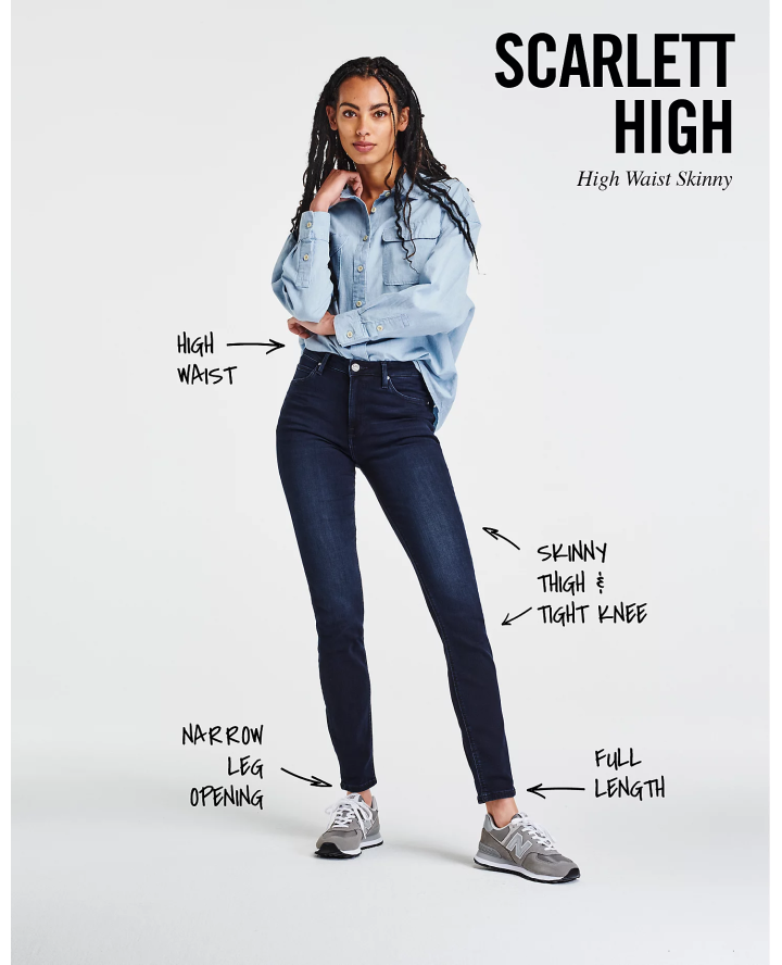 LEE®  JEAN Scarlett High in Dive On...