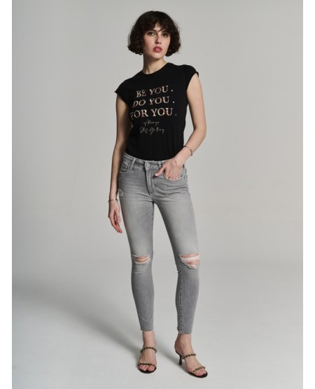 STAFF JEANS ΓΥΝΑΙΚΕΙΟ ΤΖΙΝ ΠΑΝΤΕΛΟΝΙ SANDRA PUSH UP 5-917.818.GRS.051