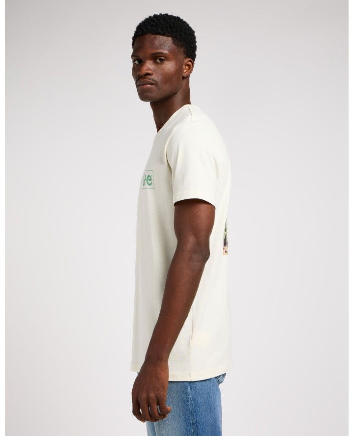 LEE® Graphic T-shirt in Ecru 112349069