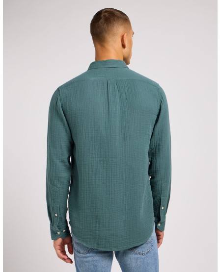 LEE® ΜΑΚΡΥΜΑΝΙΚΟ ΠΟΥΚΑΜΙΣΟ LEESURE IN EVERGREEN 112349932