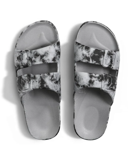 FREEDOM MOSES WOMEN SLIPPERS BANDAHNI GREY
