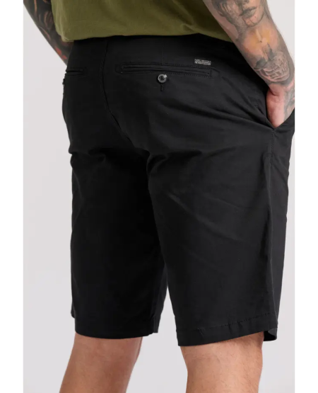 FUNKY BUDDHA Men's chino shorts - The essentials FBM009-001-03 BLACK