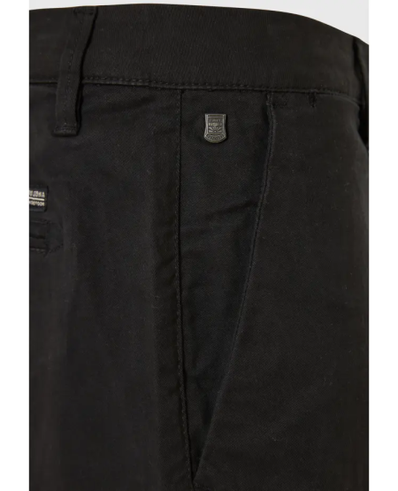 FUNKY BUDDHA Men's chino shorts - The essentials FBM009-001-03 BLACK