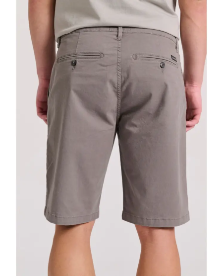FUNKY BUDDHA Men's chino shorts - The essentials FBM009-001-03 GREY