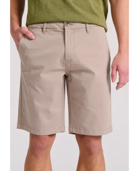 FUNKY BUDDHA Men's chino shorts - The essentials FBM009-001-03 GREIGE