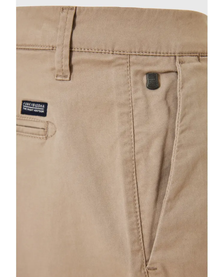 FUNKY BUDDHA Ανδρική βερμούδα chino -...