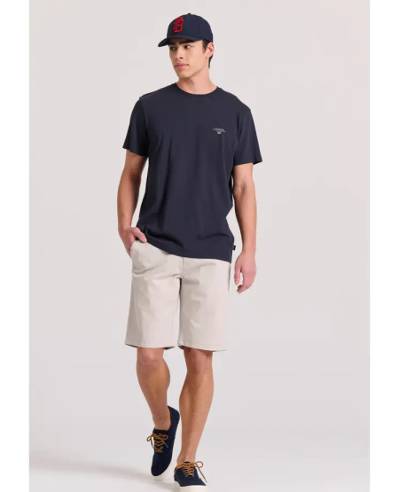FUNKY BUDDHA Men's chino shorts - The essentials FBM009-001-03 SILVER GREY