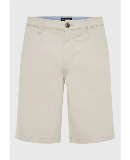 FUNKY BUDDHA Men's chino shorts - The essentials FBM009-001-03 SILVER GREY