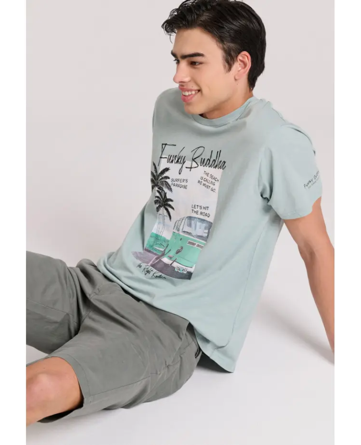 FUNKY BUDDHA Men's chino shorts - The...