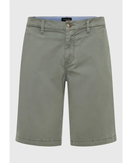 FUNKY BUDDHA Men's chino shorts - The essentials FBM009-001-03 SAGE GREEN