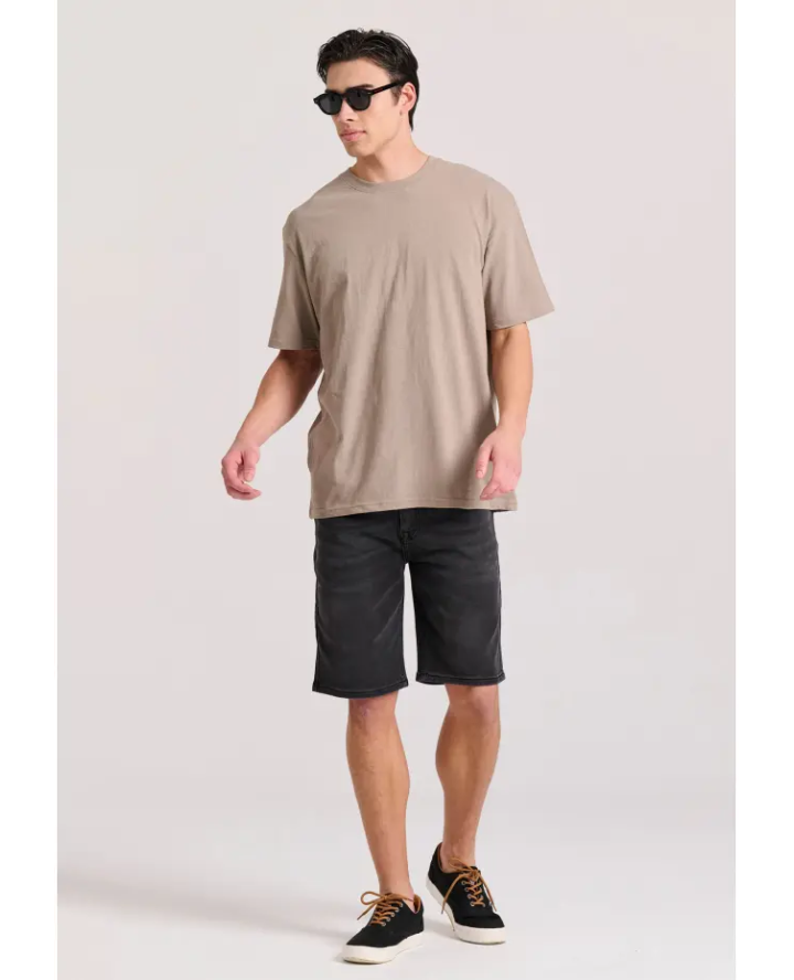 FUNKY BUDDHA Relaxed fit linen blend...