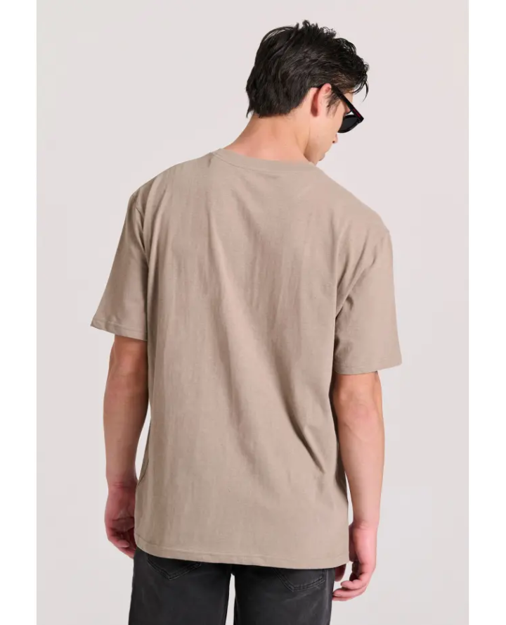 FUNKY BUDDHA Relaxed fit linen blend...