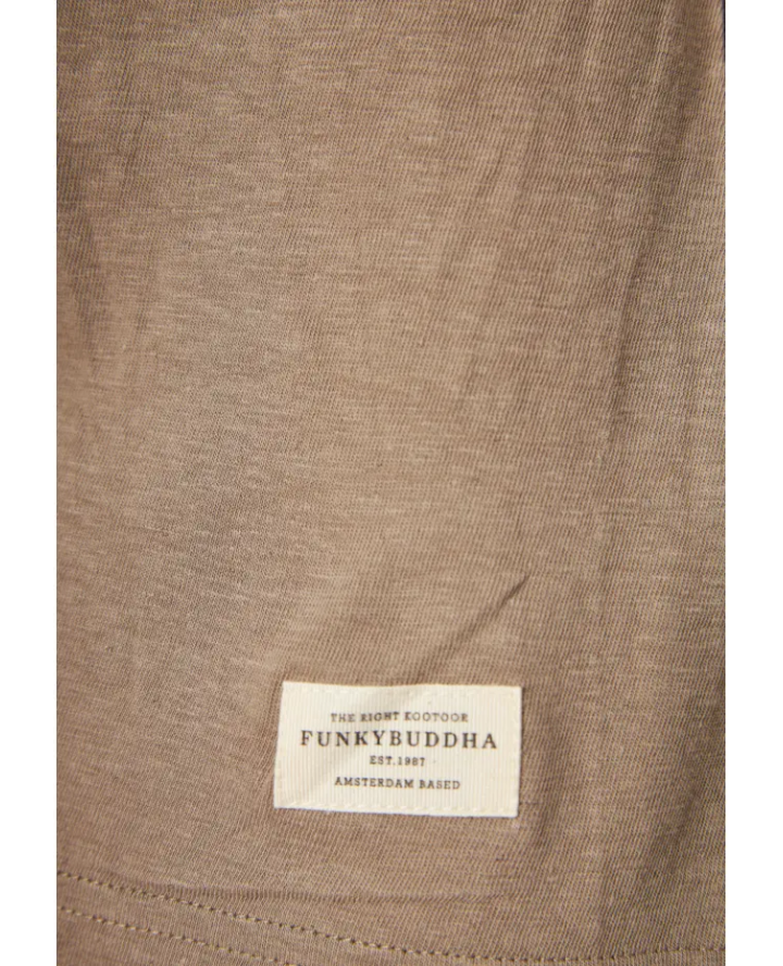 FUNKY BUDDHA Relaxed fit linen blend...