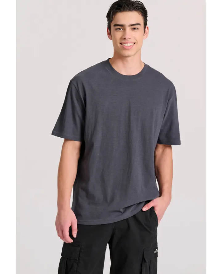 FUNKY BUDDHA Relaxed fit linen blend...