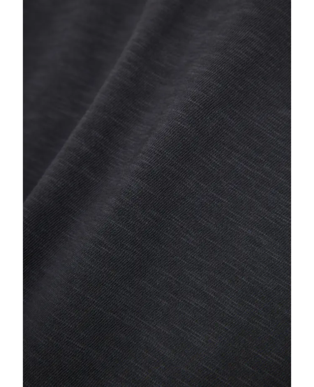 FUNKY BUDDHA Relaxed fit t-shirt με raglan μανίκι και raw cuts FBM009-008-04 ANTHRACITE