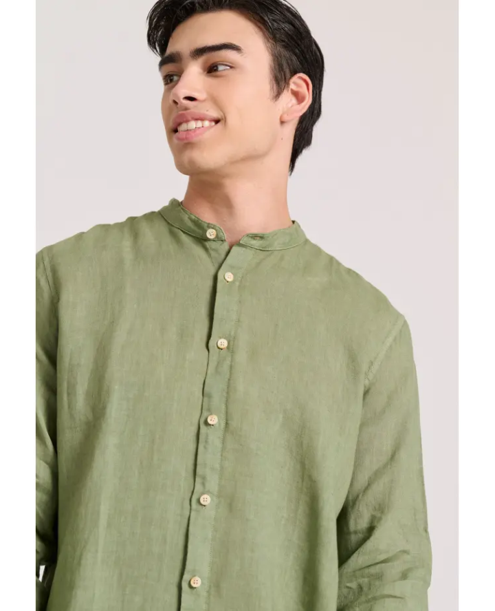FUNKY BUDDHA Garment dyed λινό...