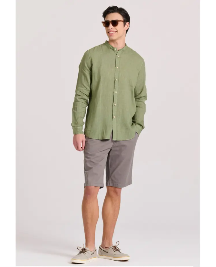 FUNKY BUDDHA Garment dyed λινό...