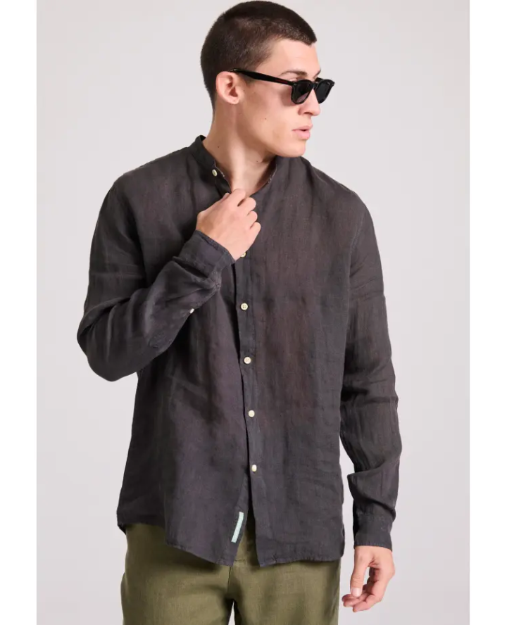 FUNKY BUDDHA Garment dyed λινό...