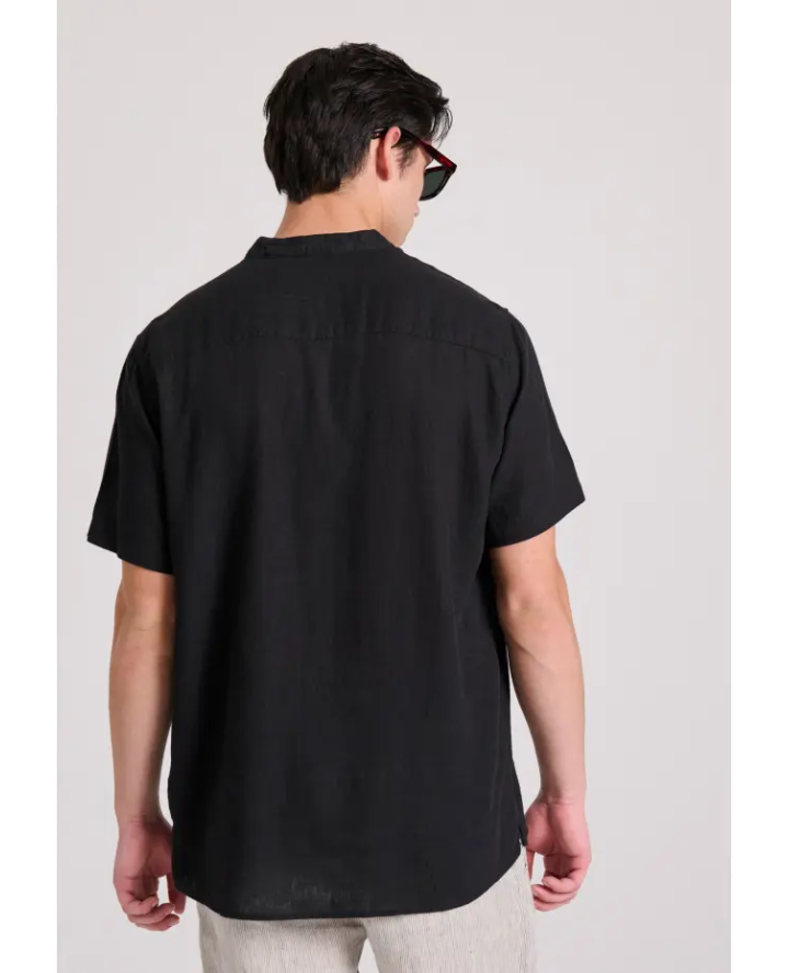 FUNKY BUDDHA Relaxed fit linen blend...