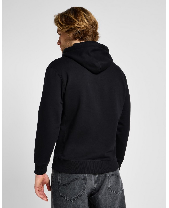 LEE® Plain Hoodie in Unionall Blk...