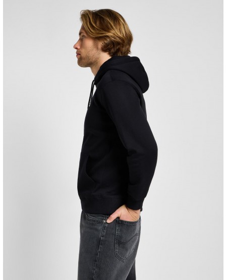 LEE® Plain Hoodie in Unionall Blk 112355735