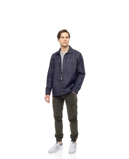 COVER DENIM ΑΝΔΡΙΚΟ CARGO ΠΑΝΤΕΛΟΝΙ NEW ARMY T0190-29 KHAKI
