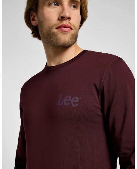LEE® Long Sleeve Medium Wobbly Lee in Velvet Beet 112355593
